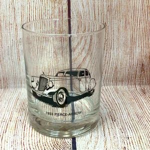 Vintage Glass Tumbler 1933 Pierce-Arrow (1)